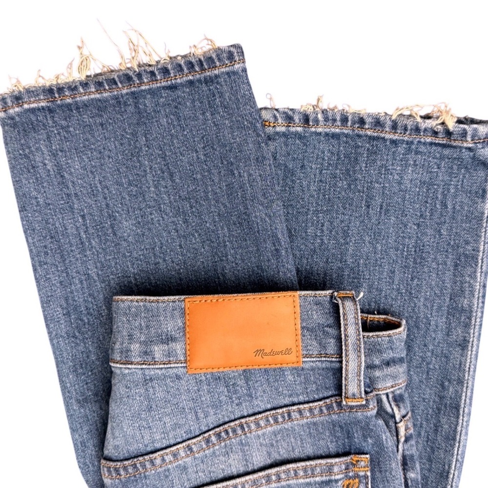 Madewell The Perfect Vintage Crop Jean High Rise Blue Size 24 Tapered Leg Denim - Picture 8 of 10